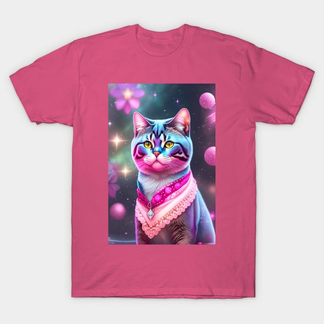 Majestic British Shorthair T-Shirt by Enchanted Reverie